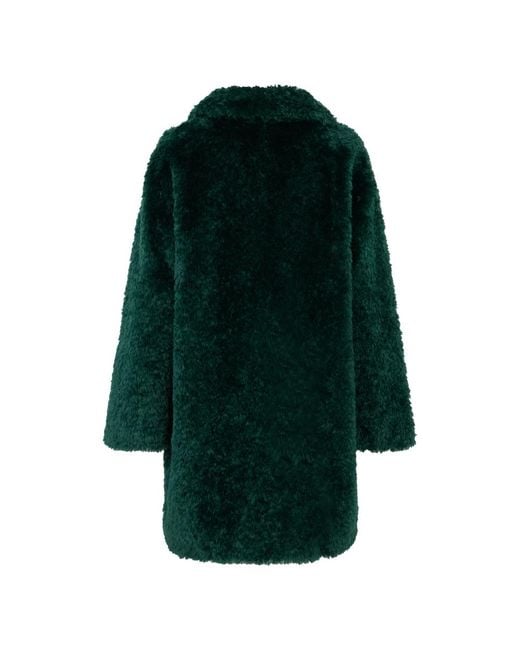 Herno Green Faux Fur & Shearling Jackets