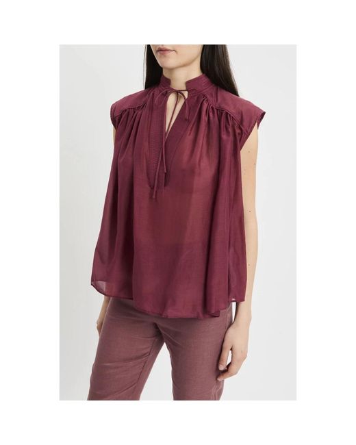 Semicouture Purple Rachel Bluse