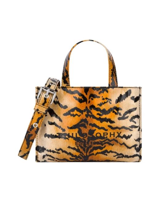 Philosophy Di Lorenzo Serafini Metallic Tote Bags