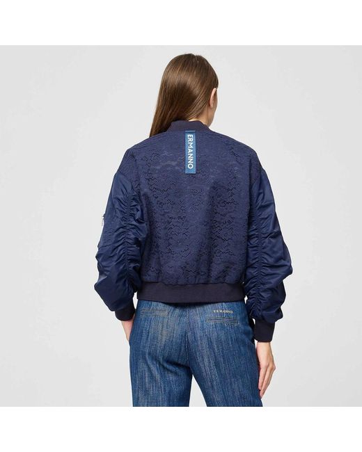 Ermanno Scervino Blue Zip-Throughs