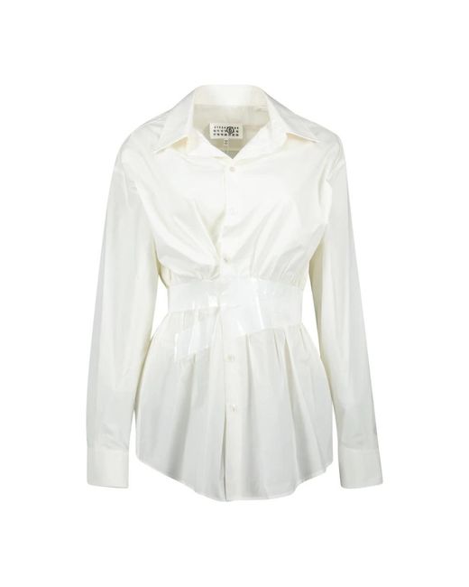 MM6 by Maison Margiela White Shirts