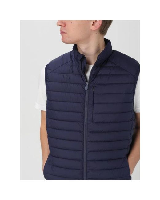 Save The Duck Blue Waistcoats for men
