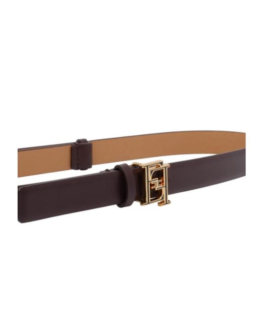 Elisabetta Franchi Brown Belts