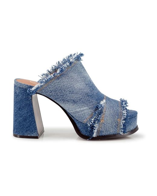 Shoes > heels > heeled mules Ash en coloris Blue