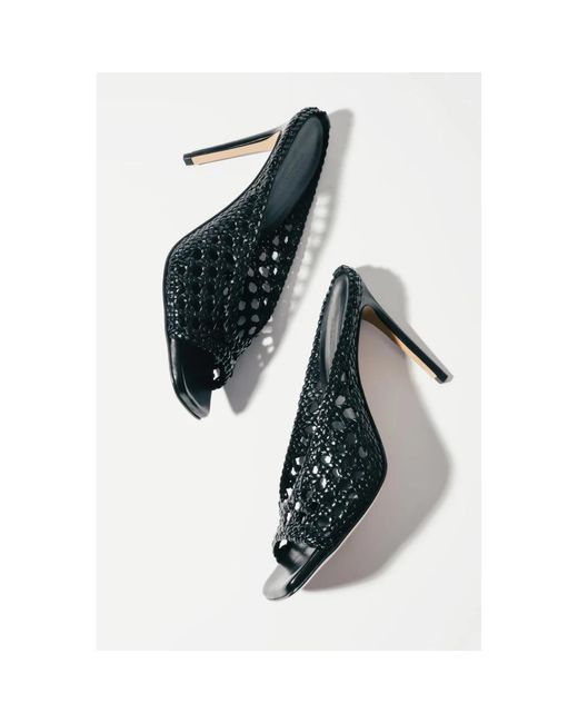 Guglielmo Rotta Blue Heeled Mules