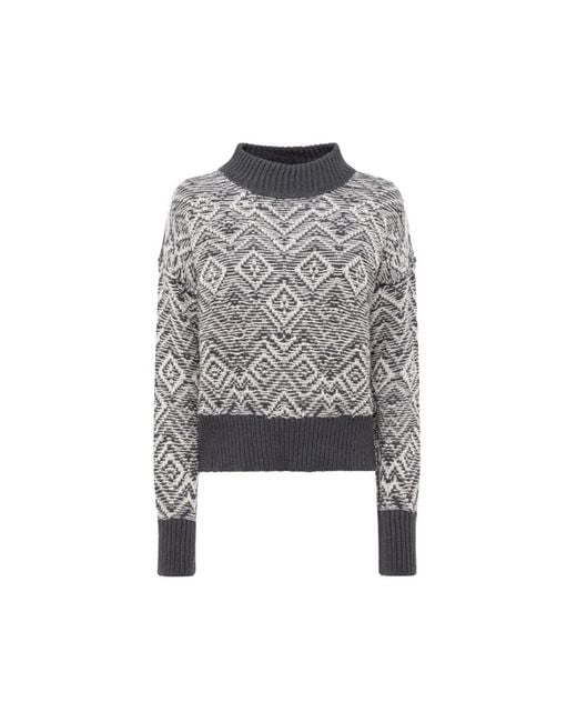 Alpha Studio Gray Turtlenecks