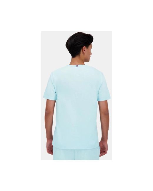 Le Coq Sportif T-Shirts in het Blue voor heren