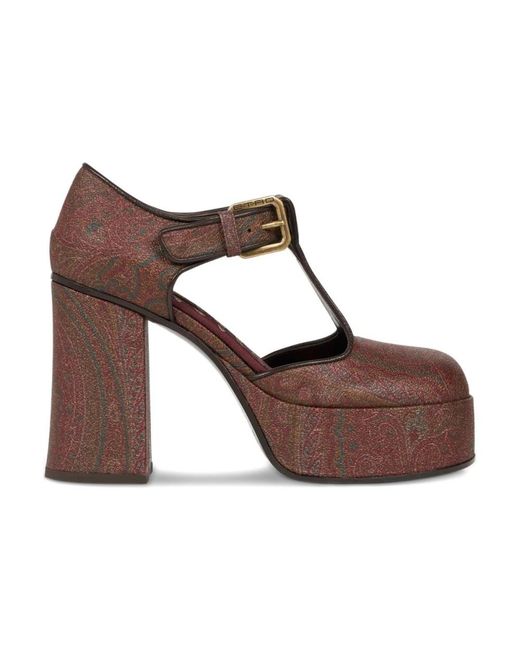 Pumps di Etro in Brown