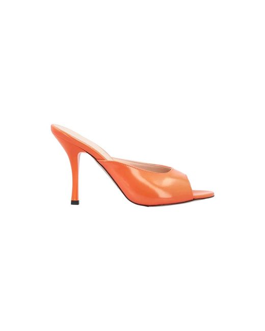 Pinko Pink Heeled Mules