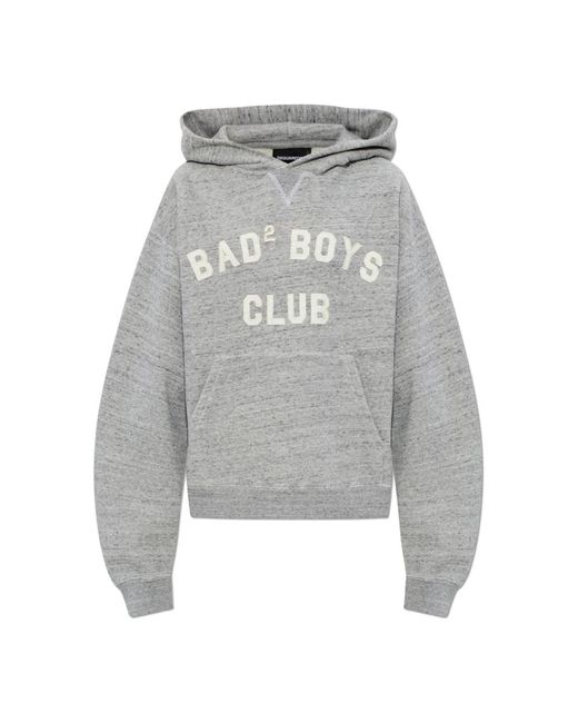DSquared² Hoodies & Sweatvesten ,Grijs ,Katoen The Hoodie in het Gray
