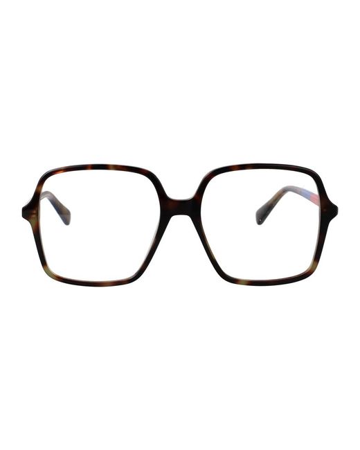Gucci Square Optical Frame in het Black