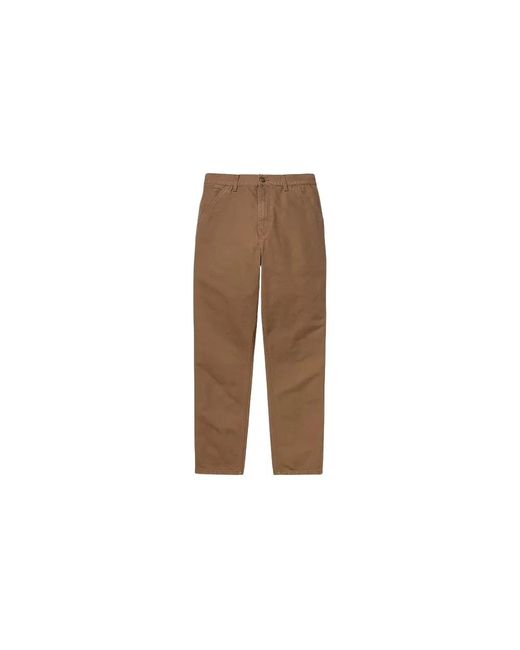 Carhartt Baumwollhose mit reißverschluss und taschen in Natural für Herren