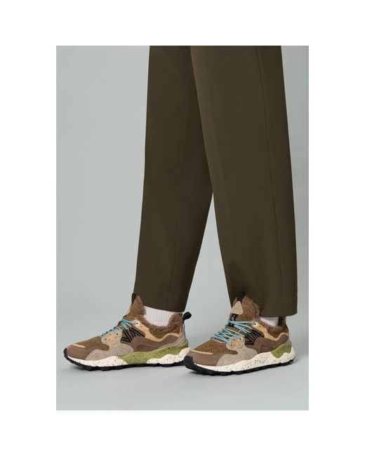 Sneakers Flower Mountain pour homme en coloris Brown
