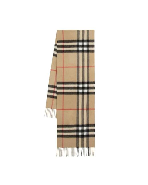 Tessuto scarves di Burberry in Natural