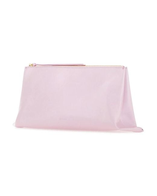 Jil Sander Pink Clutches
