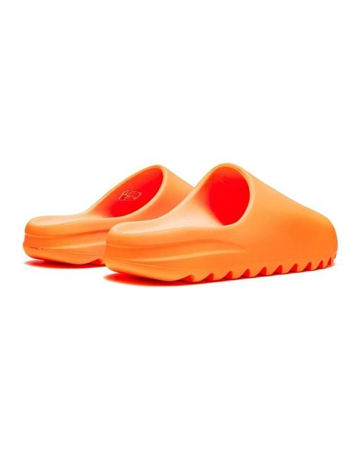 Yeezy Orange Sliders for men
