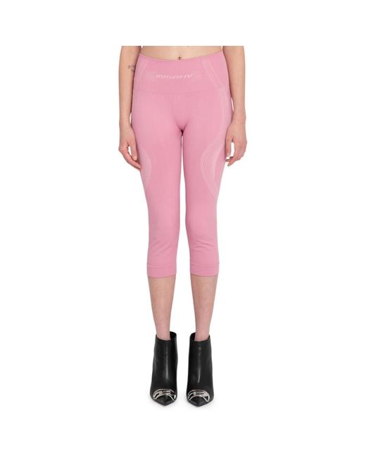 M I S B H V Pink Sport capri leggings