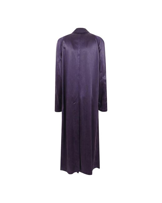 Dries Van Noten Purple Single-Breasted Coats