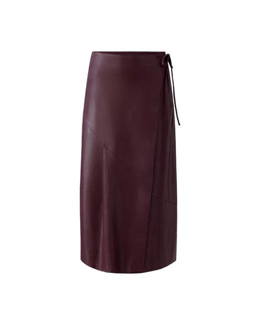 Ouí Purple Midi Skirts