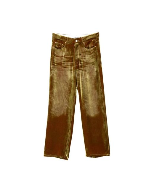 Magliano Green Straight Jeans for men