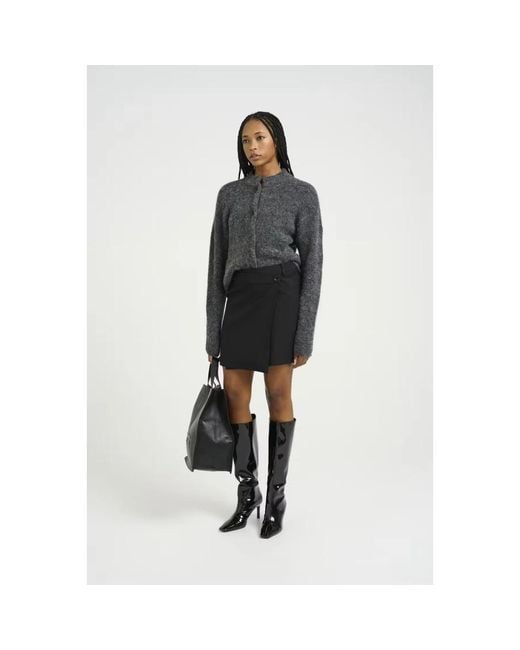 Gestuz Black Short Skirts