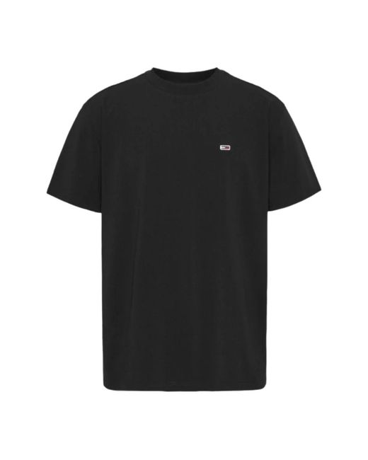T Shirt For Man Mw0Mw33202 Bds di Tommy Hilfiger in Black da Uomo