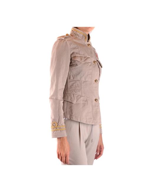 Fay Jassen ,Katoen Lichtgewicht Jas in het Natural