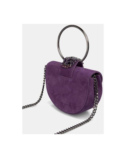 Handbags di Alma En Pena. in Purple