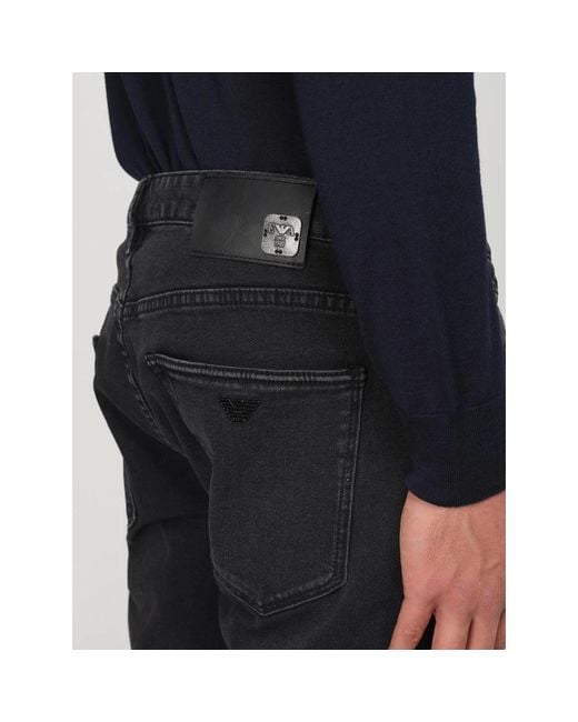 Emporio Armani Blue Slim Fit Jeans for men
