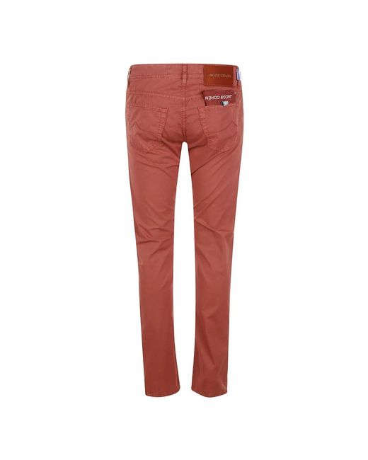 Jacob Cohen Red Slim Fit Jeans for men