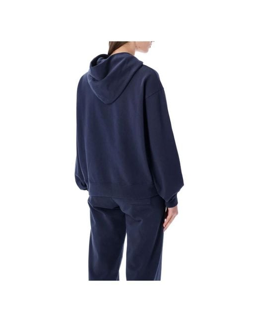 Sporty & Rich Blue Zip-Throughs