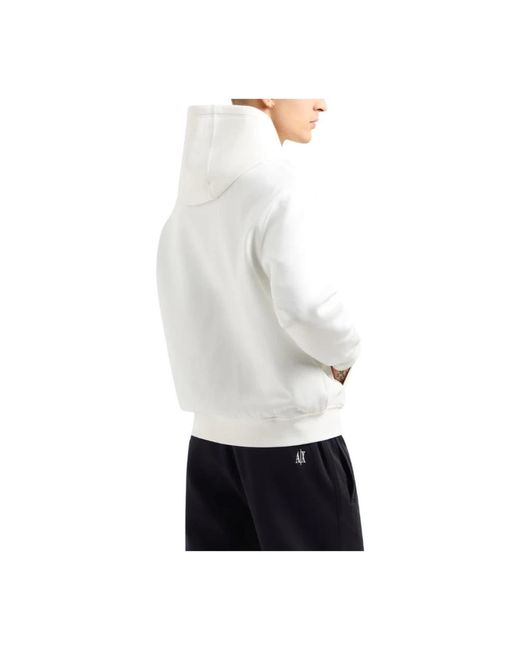 ARMANI EXCHANGE White Zip-Throughs for men