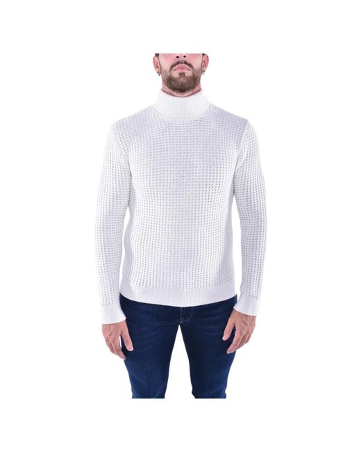 Eleventy Turtlenecks in het White voor heren