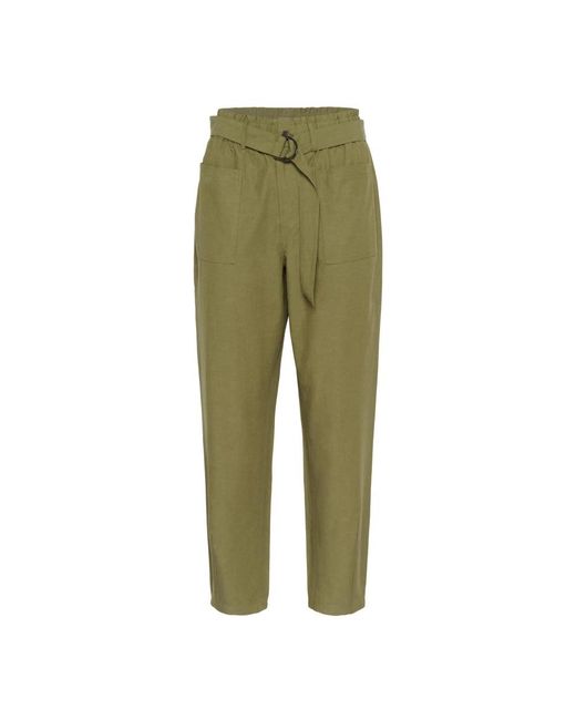 Kaffe Tapered Broeken in het Green