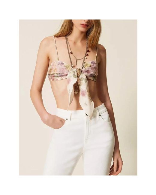 Twinset Pink Sleeveless Tops