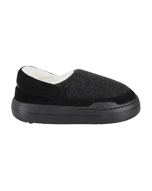 Moon Boot Schoenen ,Zwart ,Suède Park Clog Schoenen in het Black
