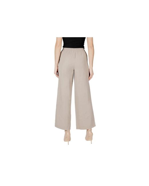 ONLY Viscose Moderne Broek in het Natural