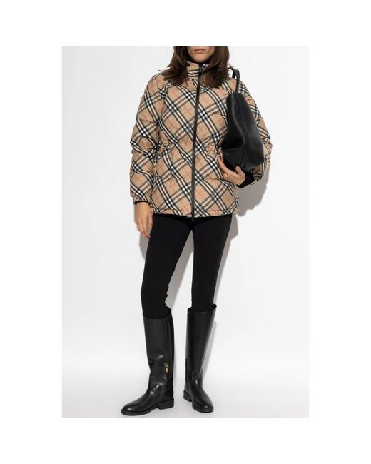 Down Jackets Burberry en coloris Natural