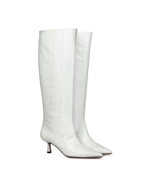 Giuliano Galiano Gray Heeled Boots