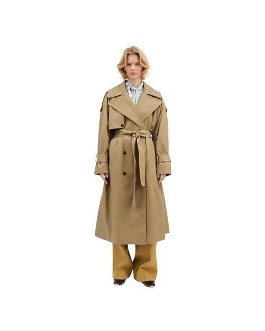 Skall Studio Luna Trenchcoat in het Metallic