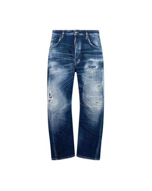 Straight Jeans DSquared² de hombre de color Blue