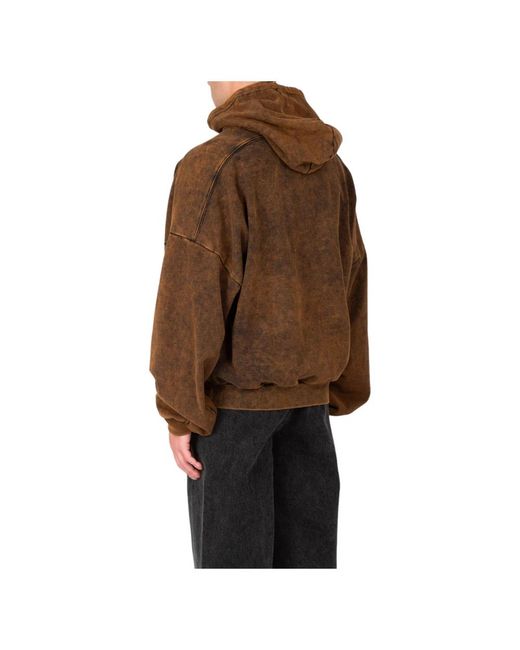 Liberal Youth Ministry Retro gewaschener hoodie in Brown für Herren