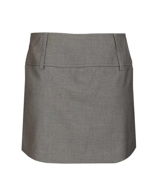 DUNST Gray Short Skirts