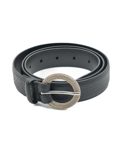 Orciani Soft Belt in het Black voor heren