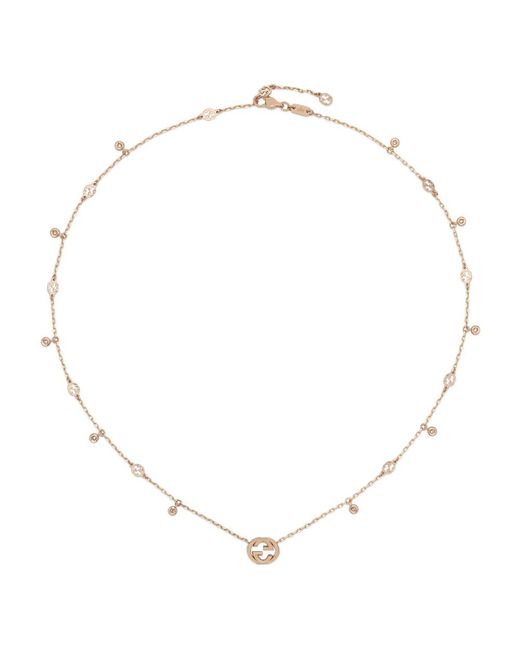 Necklaces Gucci de color Metallic