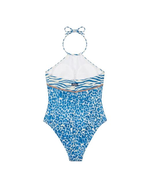 Mc2 Saint Barth Blue One-Piece