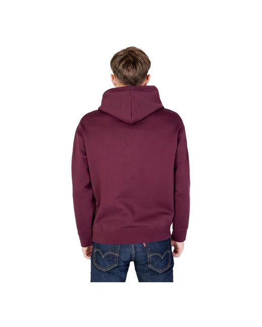 ARMANI EXCHANGE Purple Hoodies for men