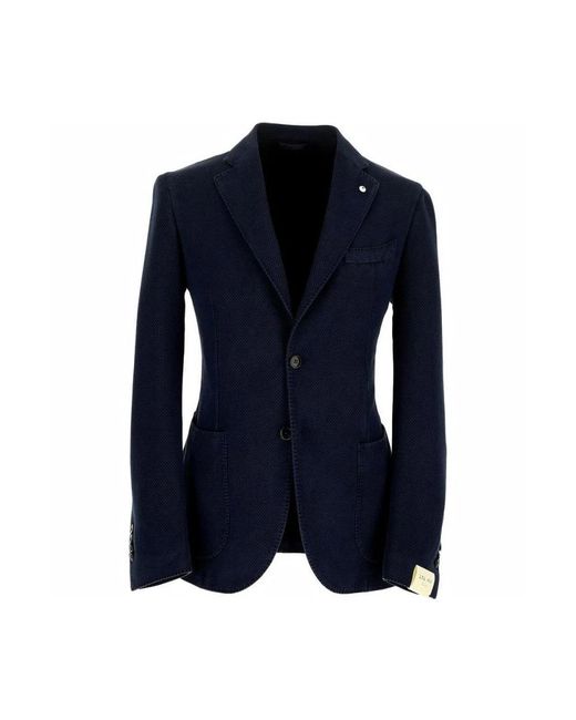 L.b.m. 1911 Blauwe Slim Fit Katoenen Blazer in het Blue voor heren