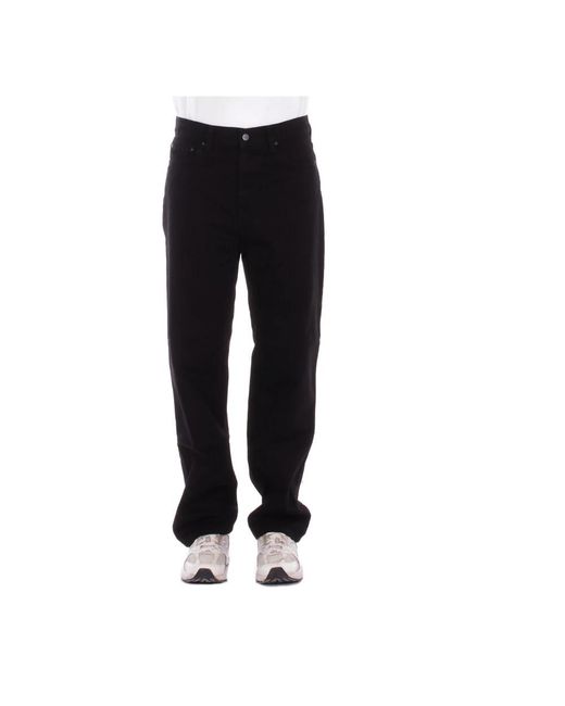 Carhartt Black Straight Fit Jeans for men
