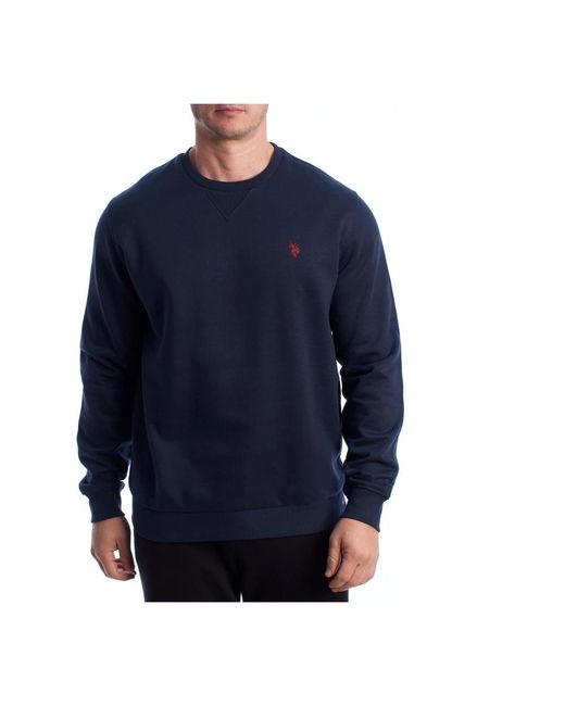 U.S. POLO ASSN. Blue Round-Neck Knitwear for men